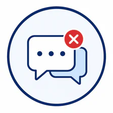 Icono de falta de comunicación