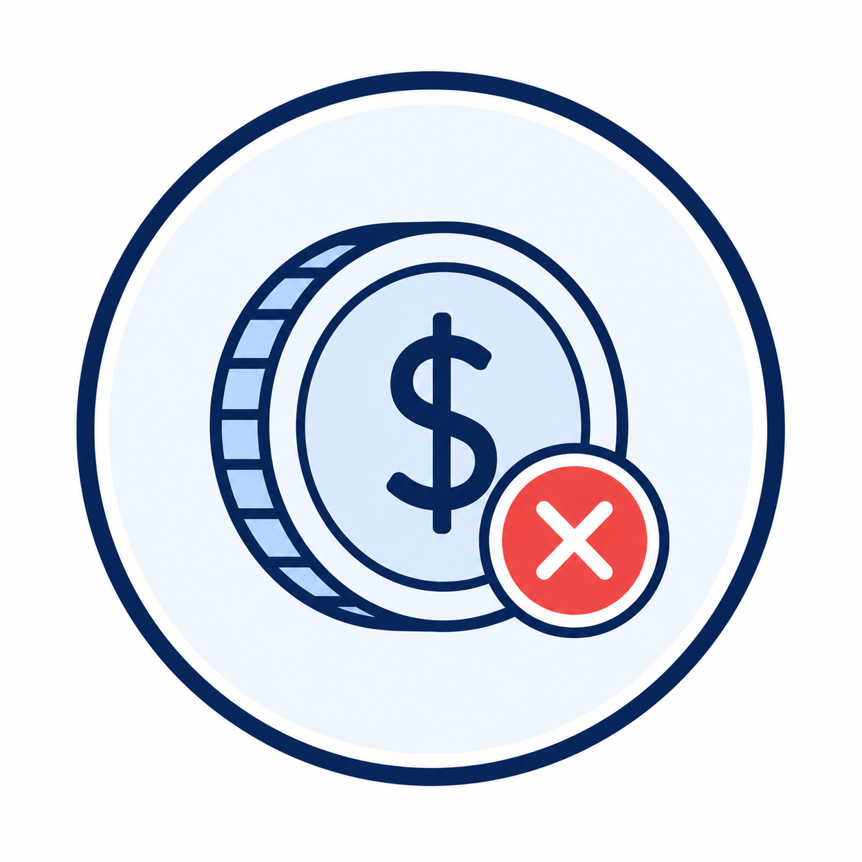 Unexpected costs icon
